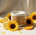 Sunshine Sunflowers & Citrus – Non-Toxic Mood Boosting Coconut Soy Candle
