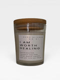 I Am Worth Healing Candle – Mini Non-Toxic Affirmation Candle