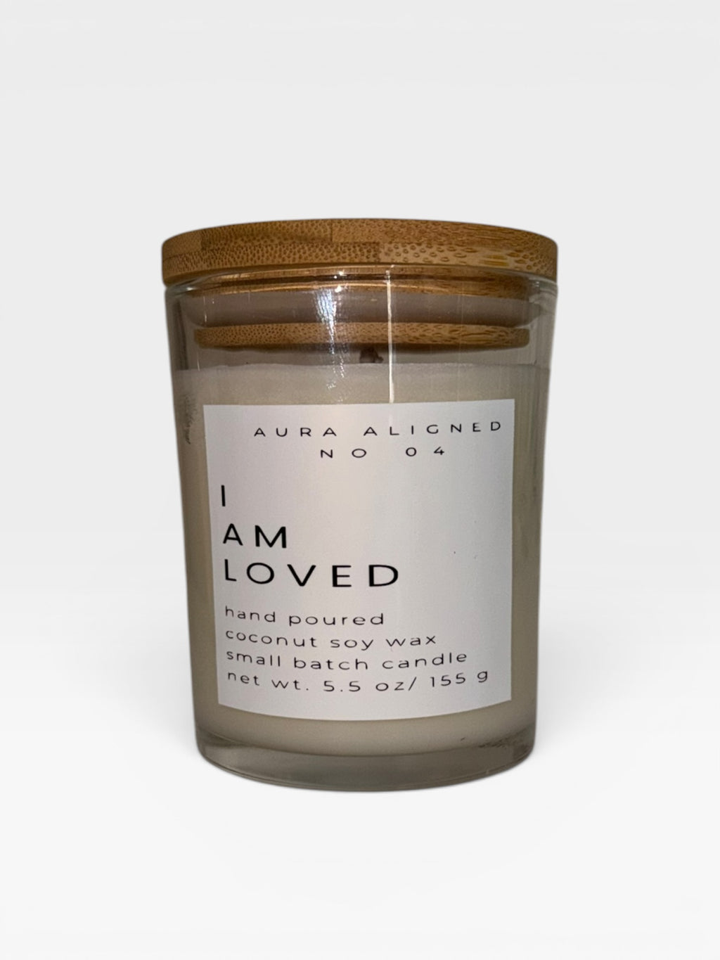 I am Worthy of Love Candle – Mini Affirmation Non-Toxic Coconut Soy Candle for Connection
