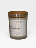 I am Worthy of Love Candle – Mini Affirmation Non-Toxic Coconut Soy Candle for Connection