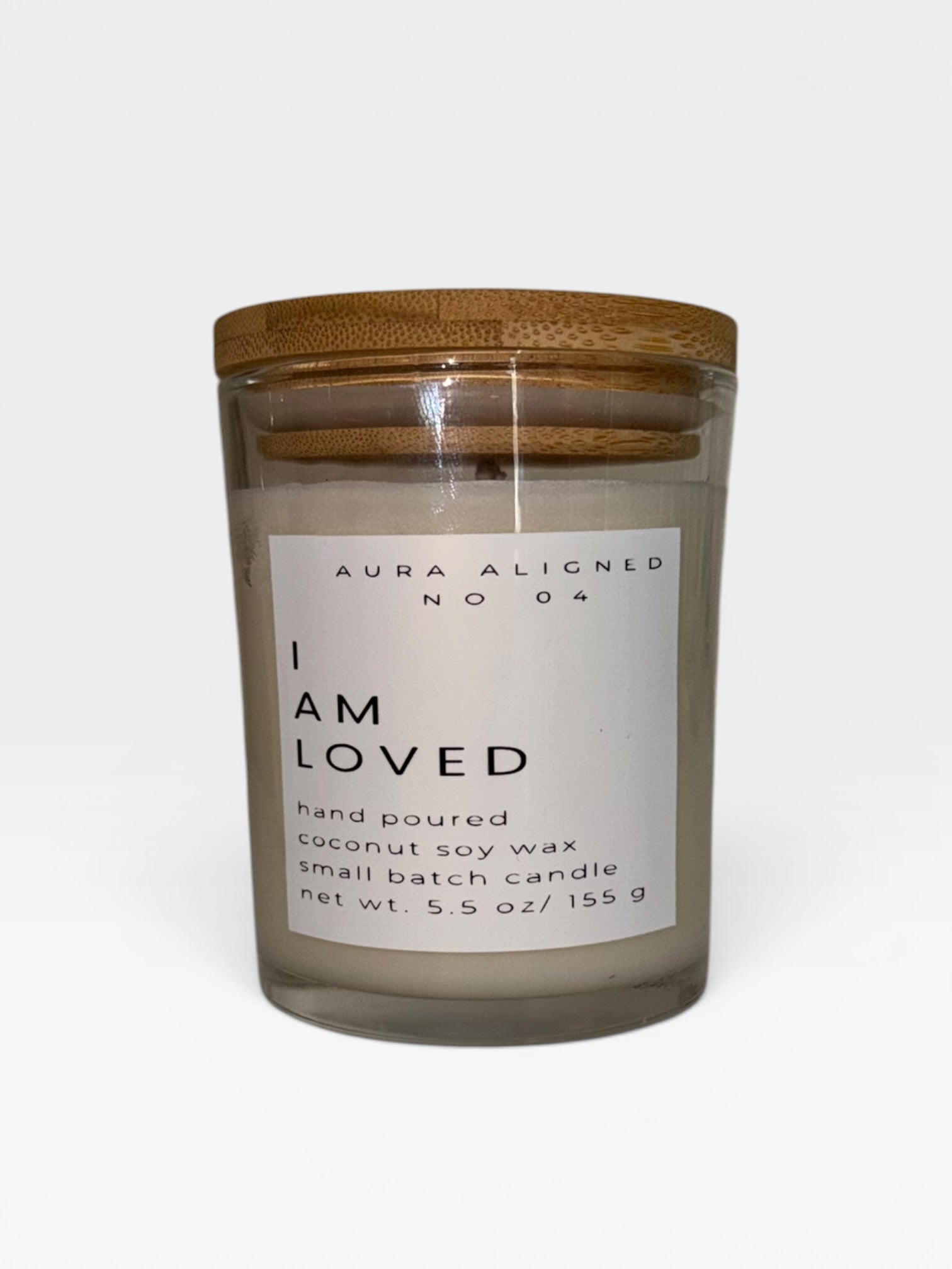 I am Worthy of Love Candle – Mini Affirmation Non-Toxic Coconut Soy Candle for Connection