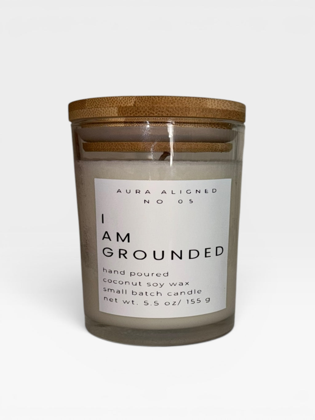 I Am Grounded Candle – Mini Affirmation Non-Toxic Coconut Soy Candle for Calm & Balance