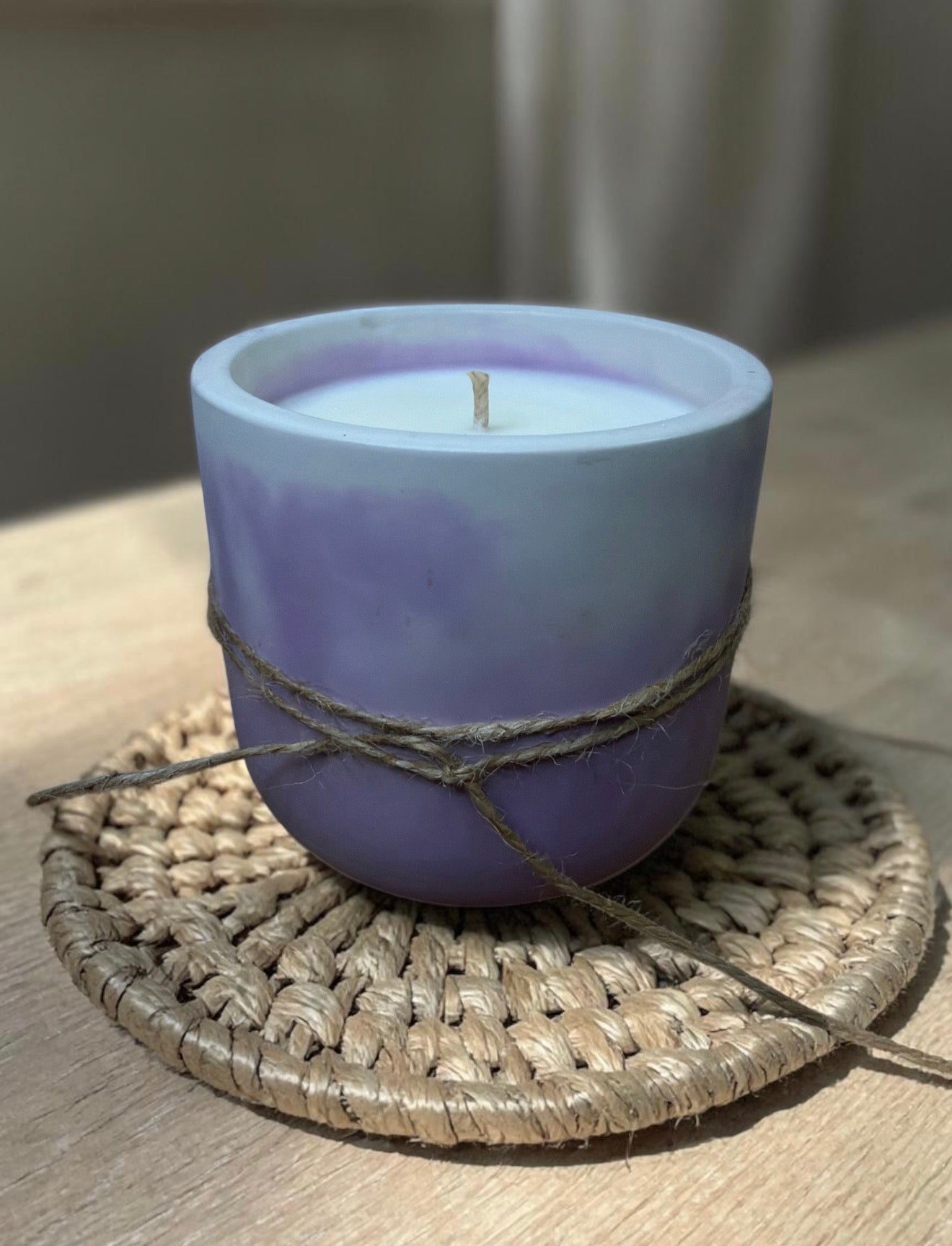 Aura Reset Candle for Relaxation Stress Relief – Non-Toxic Coconut Soy Candle