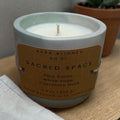 Sacred Space Concrete Healing Candle – Non-Toxic Coconut Soy Candle