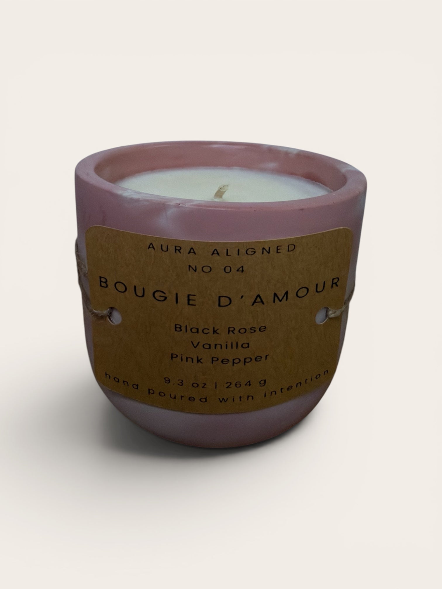 Bougie D'amour Love Candle for Connection & Self-Care | Non-Toxic Coconut Soy Candle