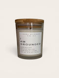 I Am Grounded Affirmation Candle – Non-Toxic Coconut Soy Candle for Balance & Stability