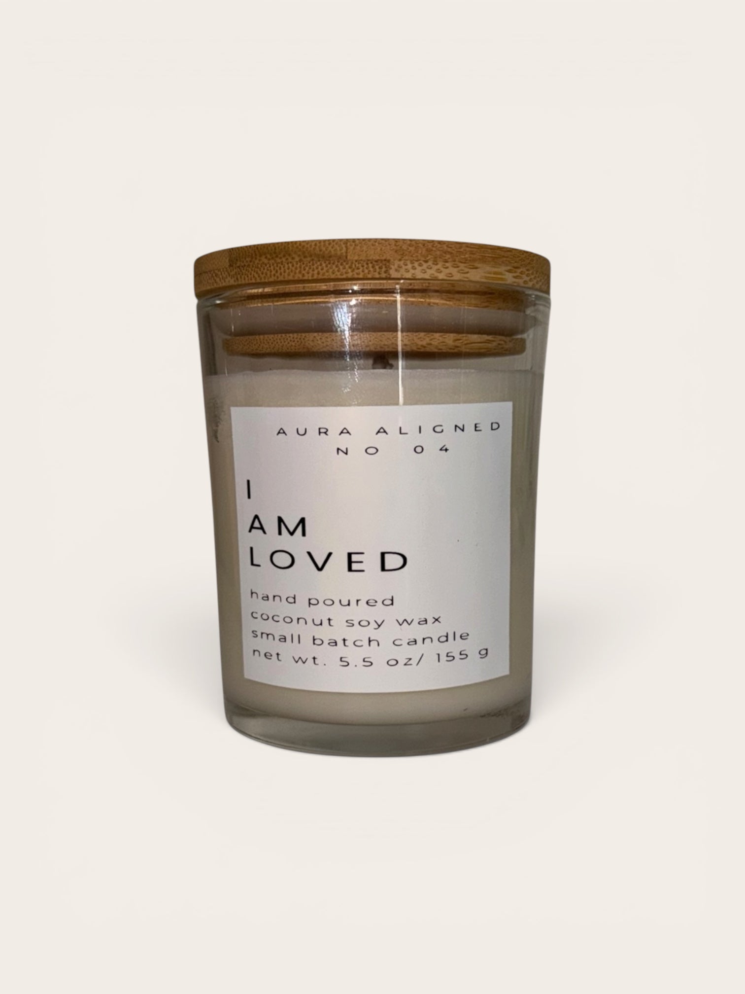 I Am Worthy of Love Affirmation Candle – Non-Toxic Coconut Soy Candle for Self-Love & Connection